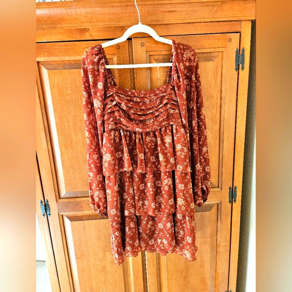 Altar'd State Skylar Floral Mini Dress